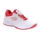 Zapatillas Lotto Space 600 II Blanco Rojo Fluor Mujer