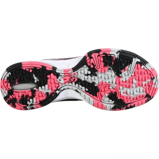 Zapatillas Lotto Superrapida 200 IV Negro Fucsia Mujer