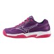 Zapatillas Mizuno Break Shot 4 Padel Morado Blanco Fucsia Mujer