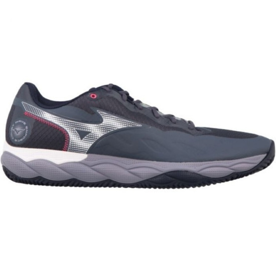Zapatillas Mizuno Wave Enforce Court Clay Gris Blanco Azul