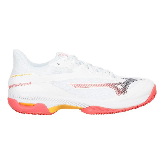 Zapatillas Mizuno Wave Exceed Court Clay Blanco Coral Mujer