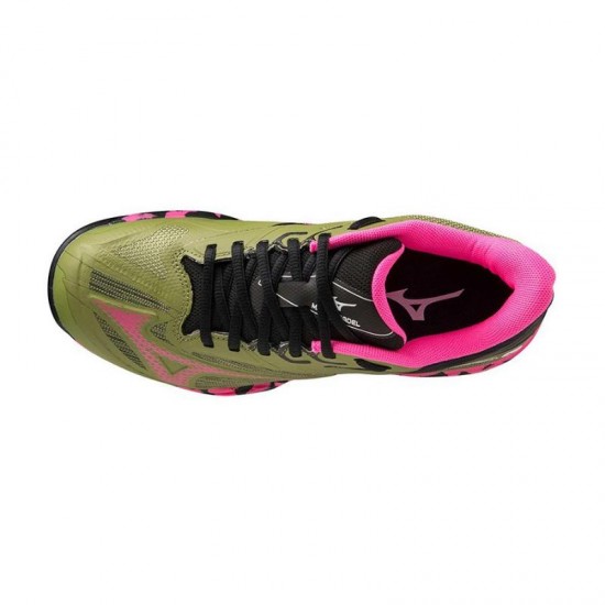 Zapatillas Mizuno Wave Exceed Light 2 Verde Fucsia Mujer