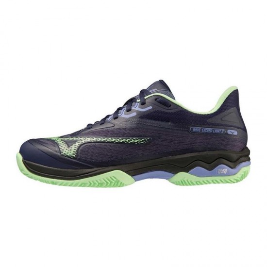 Zapatillas Mizuno Wave Exceed Light Azul Verde