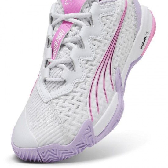 Zapatillas Puma Nova Elite Plata Blanco Violeta Mujer