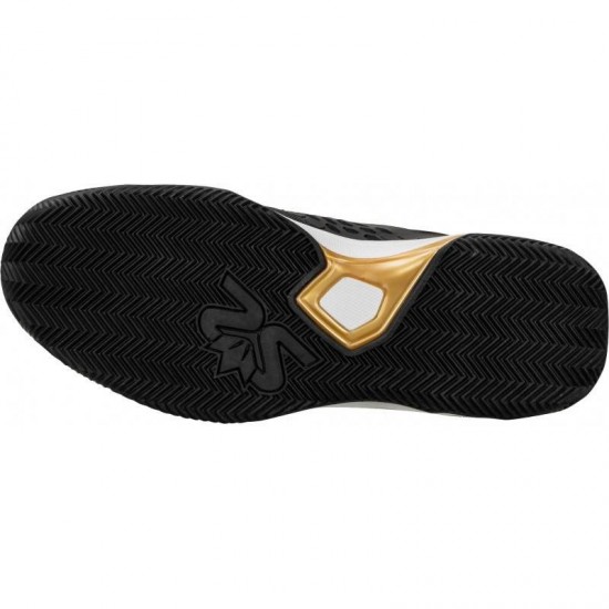 Zapatillas Salming Rebel Negro Blanco Dorado