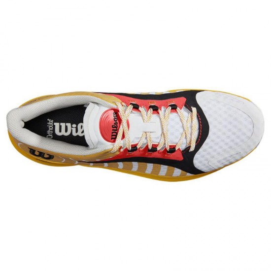 Zapatillas Wilson Hurakn Pro Blanco Oro Coral