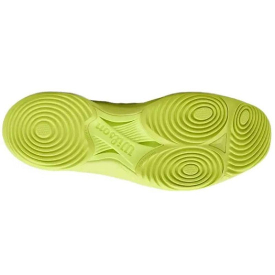 Zapatillas Wilson Hurakn Pro V2 Amarillo Fluor Blanco Mujer