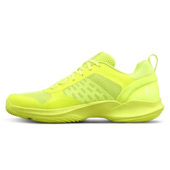 Zapatillas Wilson Hurakn Pro V2 Amarillo Fluor Blanco Mujer