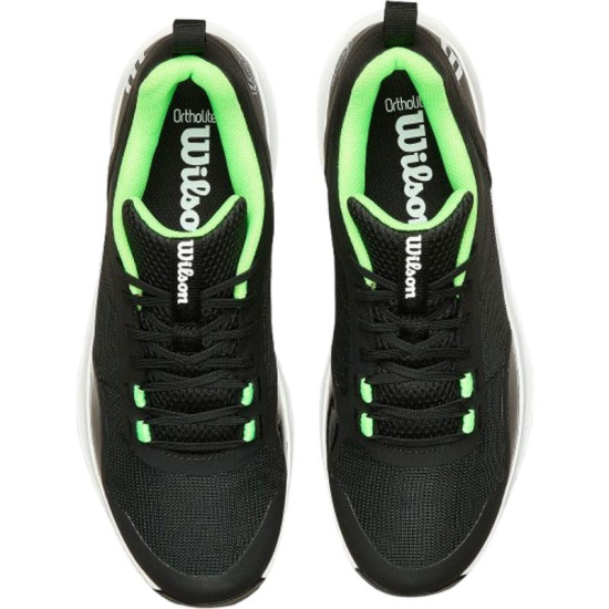 Zapatillas Wilson Hurakn Pro V2 Negro Blanco Verde