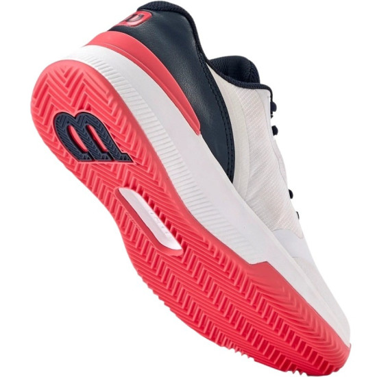 Zapatillas Wilson Intrigue Pro Clay Blanco Azul Marino Mujer