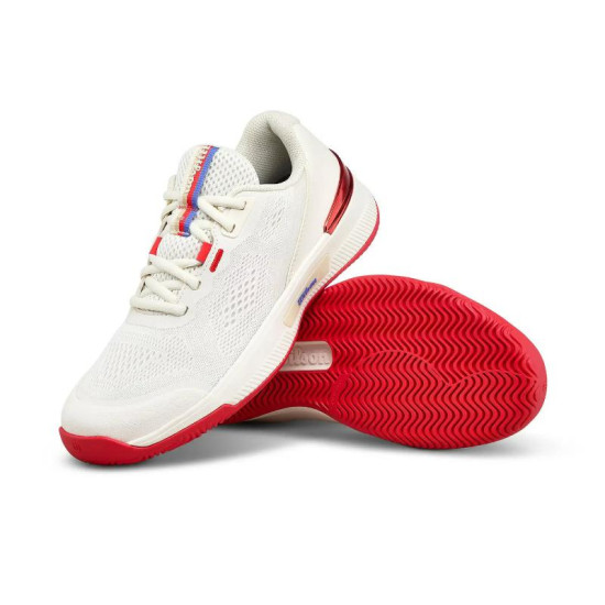 Zapatillas Wilson Intrigue Pro Tofu Rojo Mujer