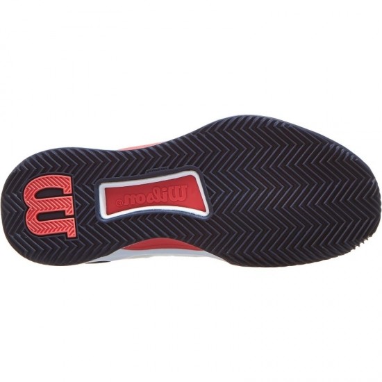 Zapatillas Wilson Intrigue Tour Clay Blanco Azul Marino Mujer