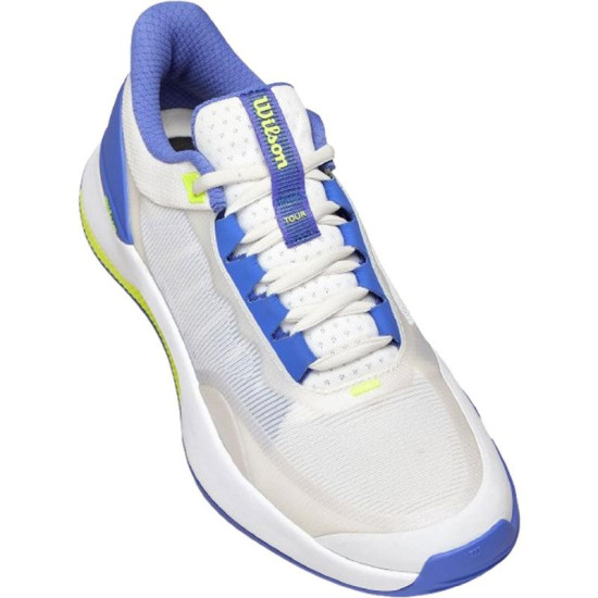 Zapatillas Wilson Intrigue Tour Padel Blanco Azul Mujer