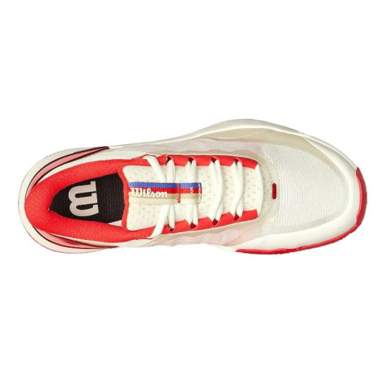 Zapatillas Wilson Intrigue Tour Tofu Rojo Mujer