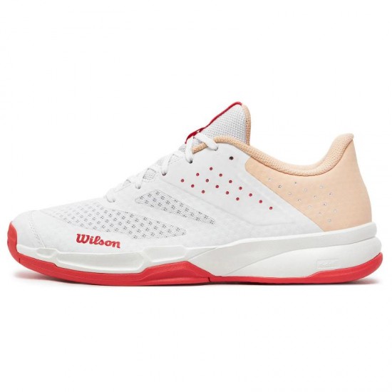 Zapatillas Wilson Kaos Stroke 2.0 Blanco Coral Mujer