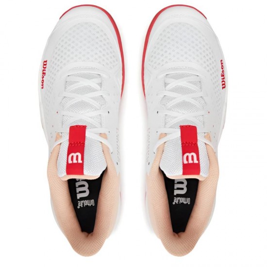 Zapatillas Wilson Kaos Stroke 2.0 Blanco Coral Mujer