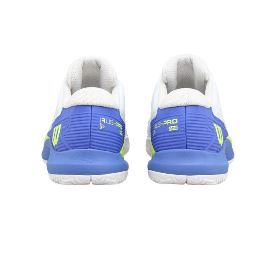 Zapatillas Wilson Rush Pro Ace Blanco Azul Amparo