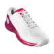 Zapatillas Wilson Rush Pro Ace Blanco Burdeos Junior