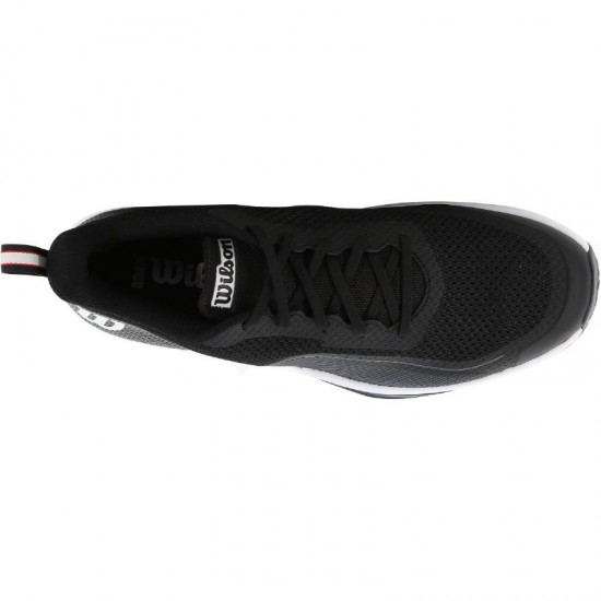 Zapatillas Wilson Rush Pro Lite Negro Rojo Blanco